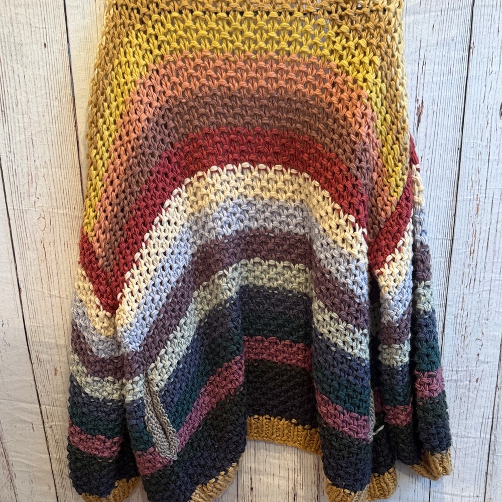 Listicle Colorful Knit Cardigan - Picture 5 of 5